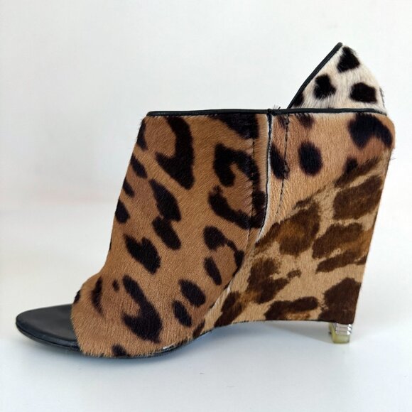 Alexander Wang SS10 Runway Alla Leopard Pony Mule 38 EU - Picture 8 of 15